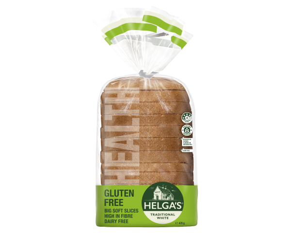 Helgas Gluten Free Bread Traditional White 470 g