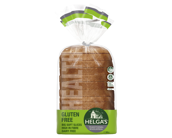 Helgas Gluten Free Bread Slices Traditional Wholemeal 500 g