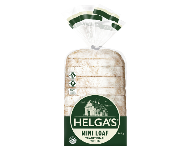 Helgas Loaf Traditional White Mini 360 g