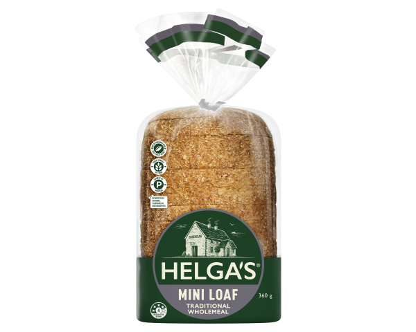 Helgas Loaf Traditional Wholemeal Mini 360 g