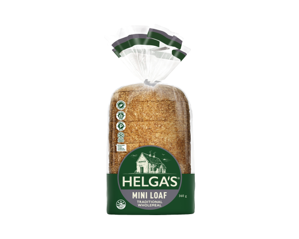 Helgas Loaf Traditional Wholemeal Mini 360 g Helgas Loaf Traditional Wholemeal Mini 360 g