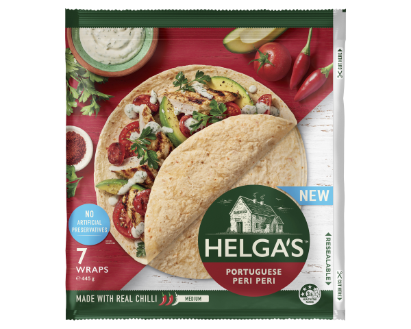 Helgas Wrap Peri Peri P7 445 g