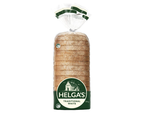 Helgas Loaf Traditional White 750 g