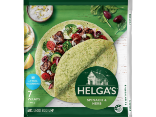 Helga's 7 Spinach & Herb Wraps 445g
